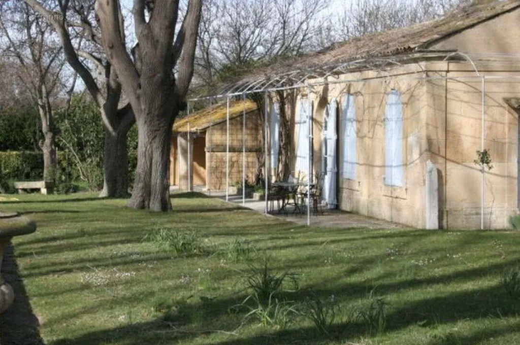 Jardin - Domaine Mas de Bellombre avec Piscine en Provence