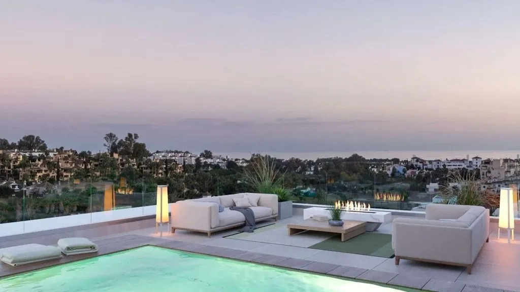 Pool - Luxury Villa with Sea View in Marbella