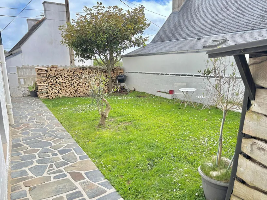 Jardin - Maison avec Sous-sol Total et Jardin à Plouhinec