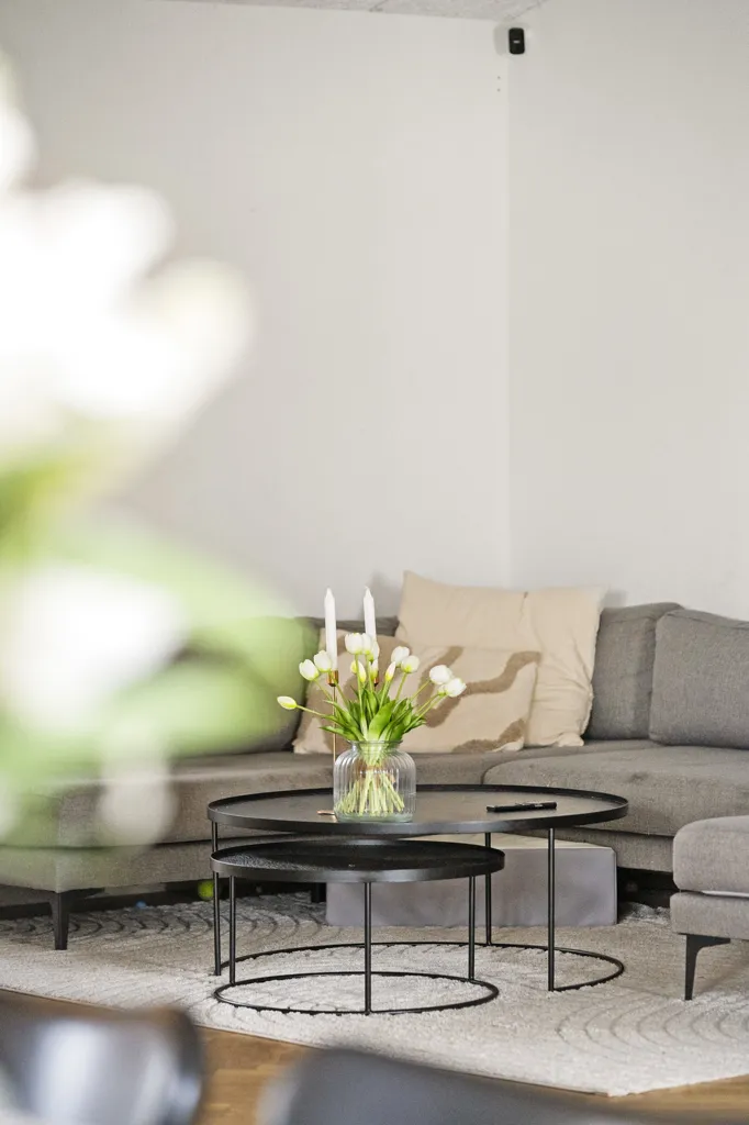 Living Room - Modern Villa with Large Terrace in Bullerup