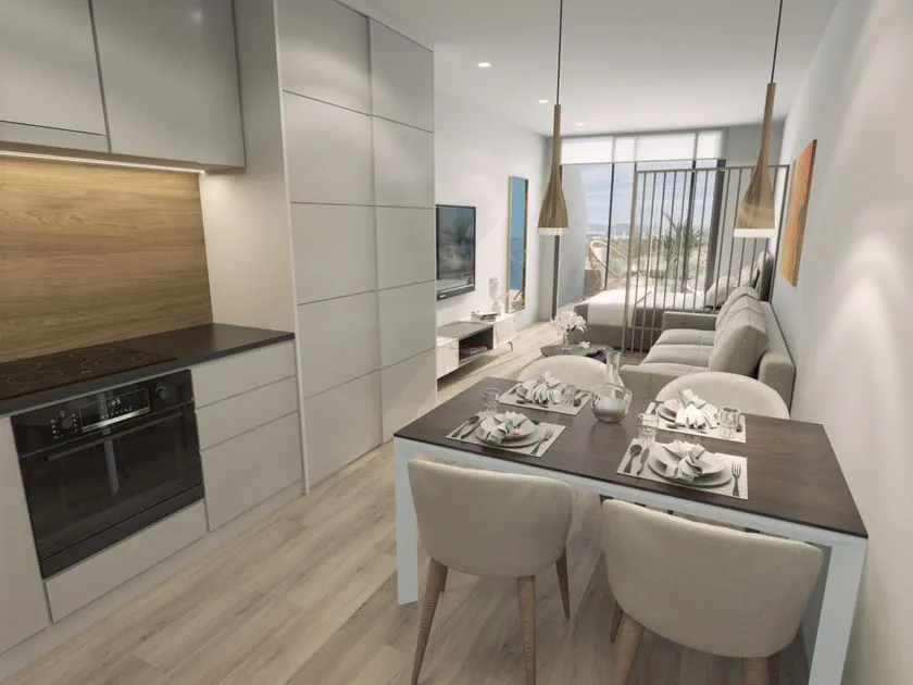 Köök - Penthouse with Sea View in Torrevieja