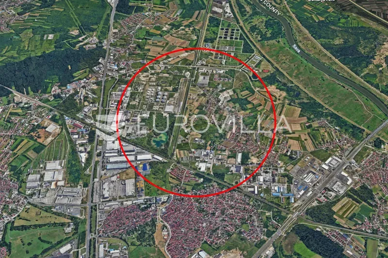 Vue aérienne - Building Land in Žitnjak, Zagreb