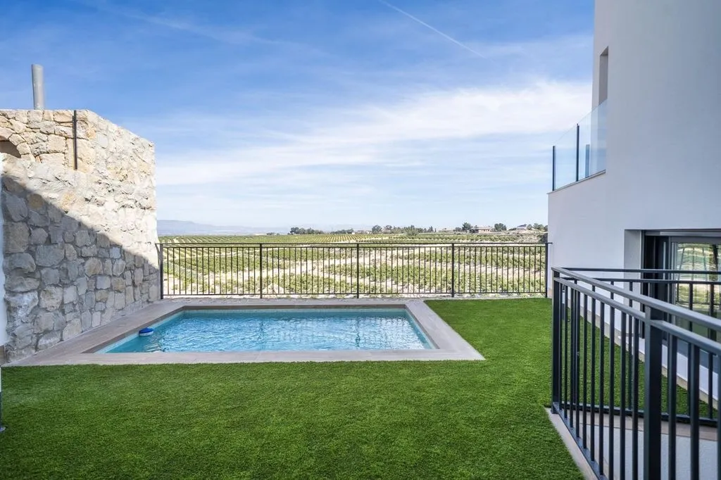 Piscine - Contemporary Villa with Private Pool in Algorfa