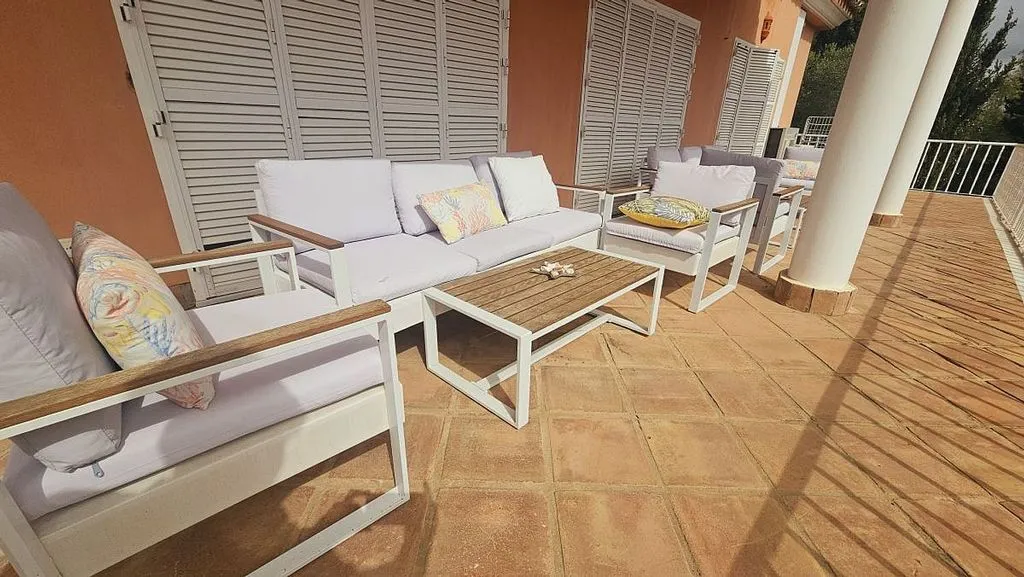 Terrace - Andalusian Villa with Pool in Sotogrande