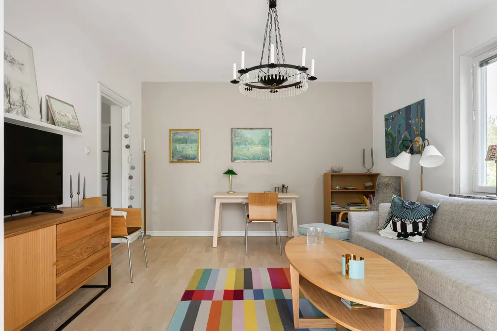 Soggiorno - Apartment with Balcony in Huddinge