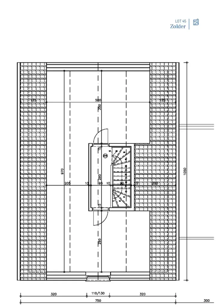 Plan - Maison semi-détachée avec carport à Ertvelde