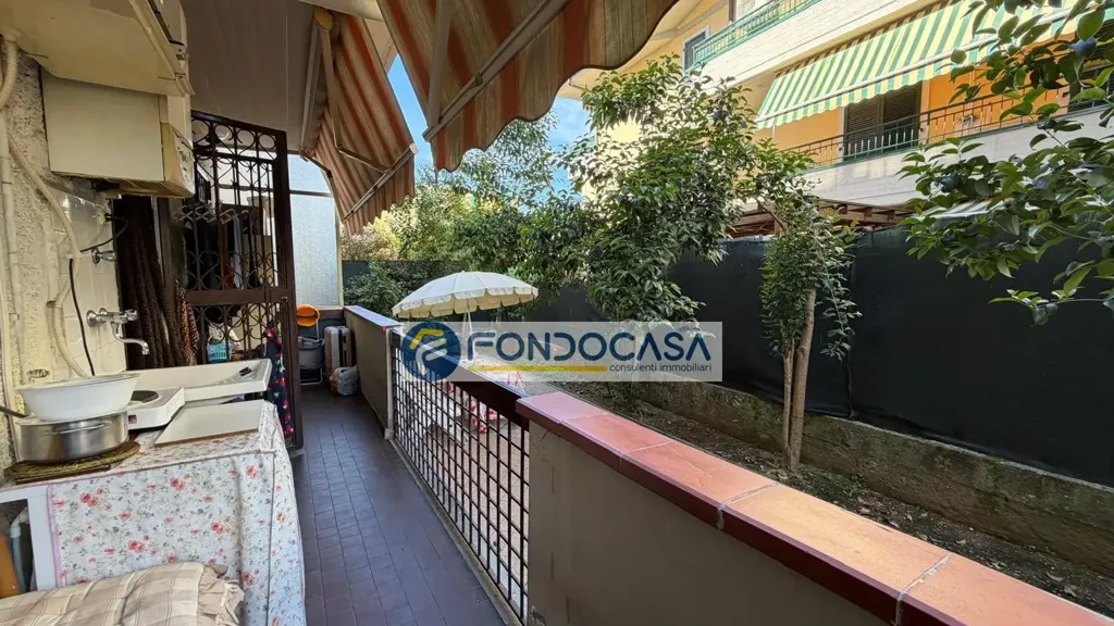 Balcony - Ground Floor Apartment with Private Courtyard in Massa