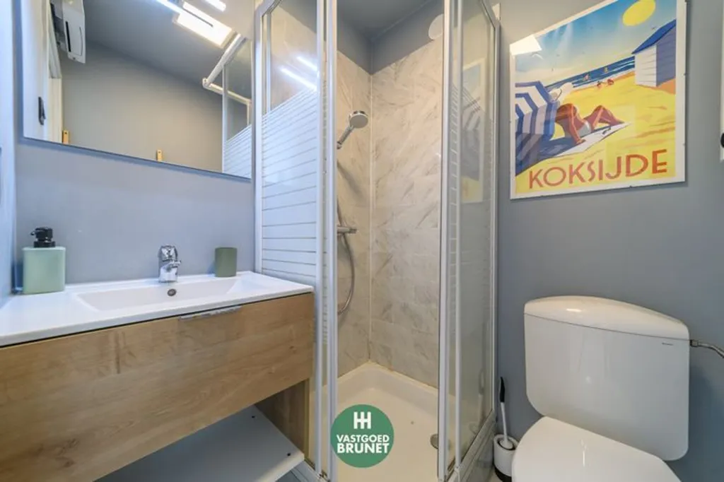 Salles de bain - Studio Rénové avec Vue sur la Nature à Koksijde