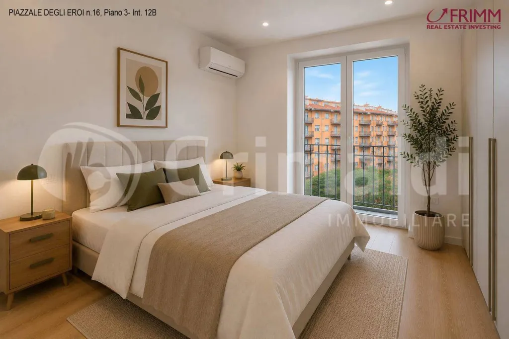 Camere da letto - Modern Bungalow with Balcony in Rome