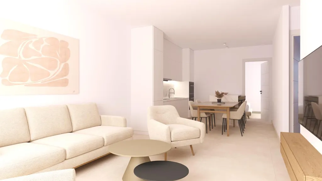 Séjour - Ground Floor Apartment with Garden in Torre-Pacheco