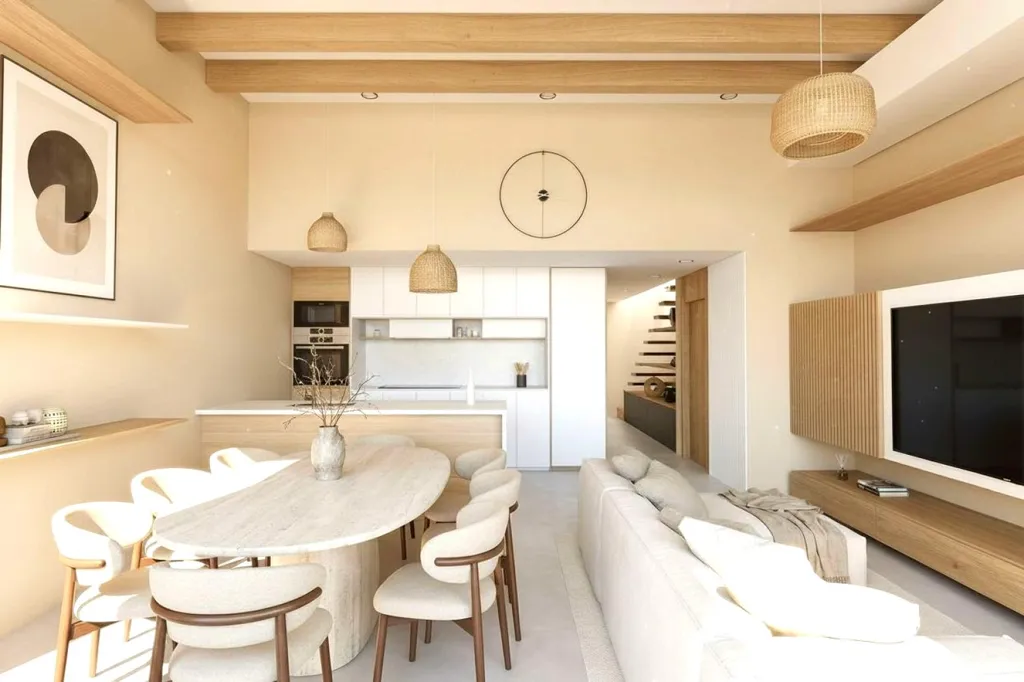 Salle à manger - Triplex with Pool in Santa Margalida