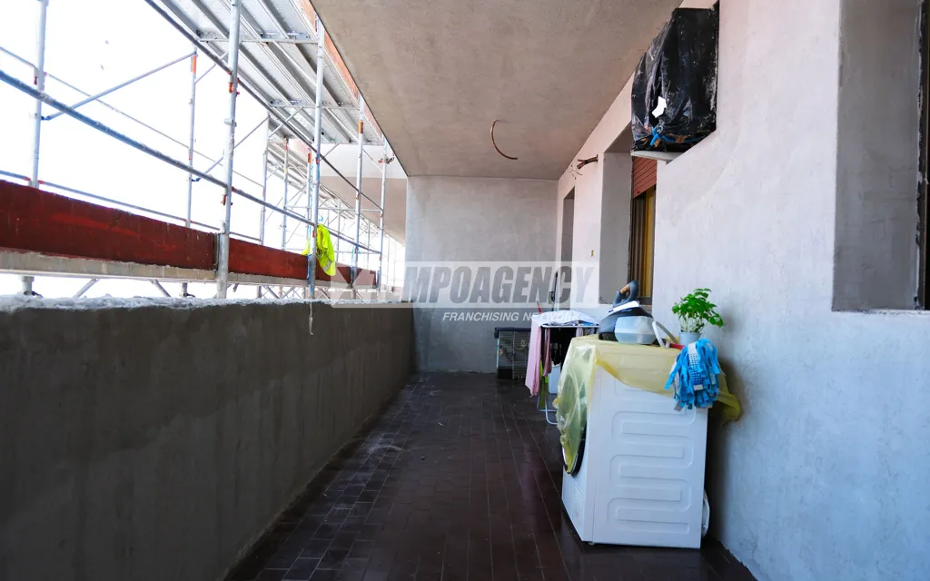 Balcony - 2-Bedroom Apartment with Terrace in Pieve Emanuele