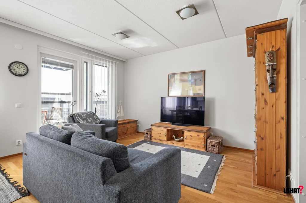 Séjour - Apartment with Balcony and Sauna in Viikki