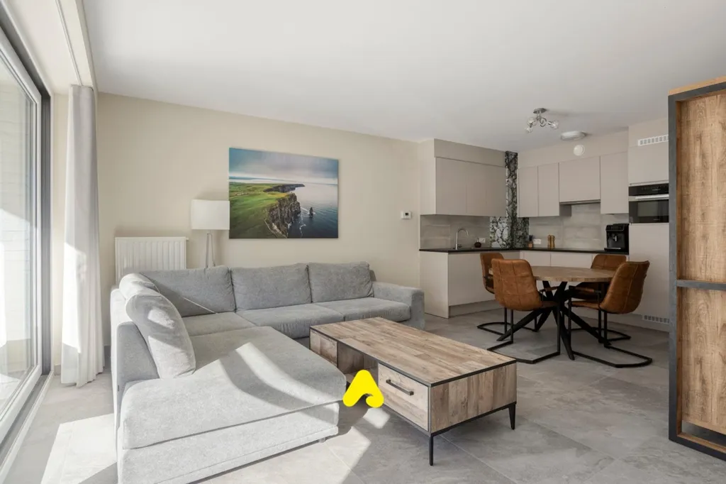 Séjour - Appartement avec Terrasse au Cœur de Middelkerke