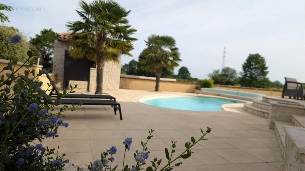 Bassein - House with Pool in Saint-Denis-lès-Bourg