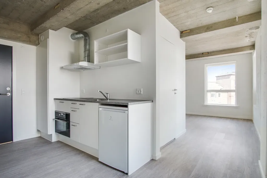 Cucina - One-Bedroom Flat with Communal Areas in Odense C