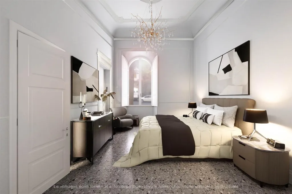 Chambres - Elegant Penthouse with Private Parking in Florence