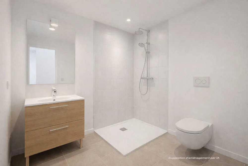 Salles de bain - Appartement investisseur Loi Denormandie à Cognac