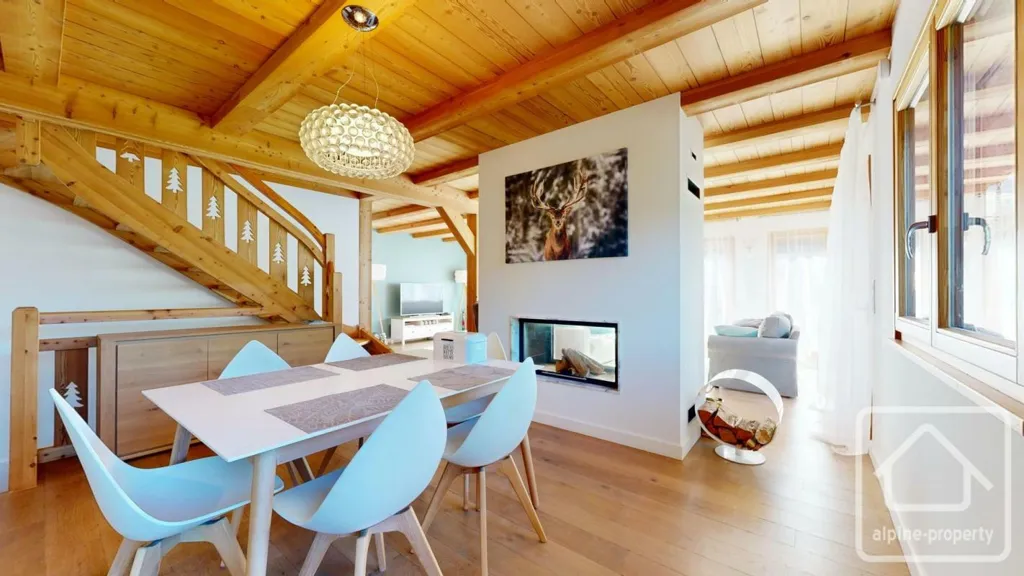 Sala da pranzo - Modern Chalet with Panoramic Views in Petit Châtel