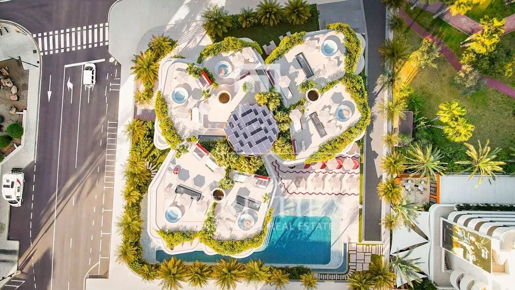 Vue aérienne - Penthouse with Pool in Marina Botafoc, Ibiza