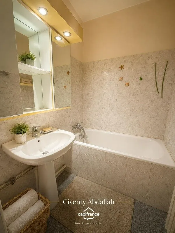 Bagni - T3 Flat with Mountain View in Albertville