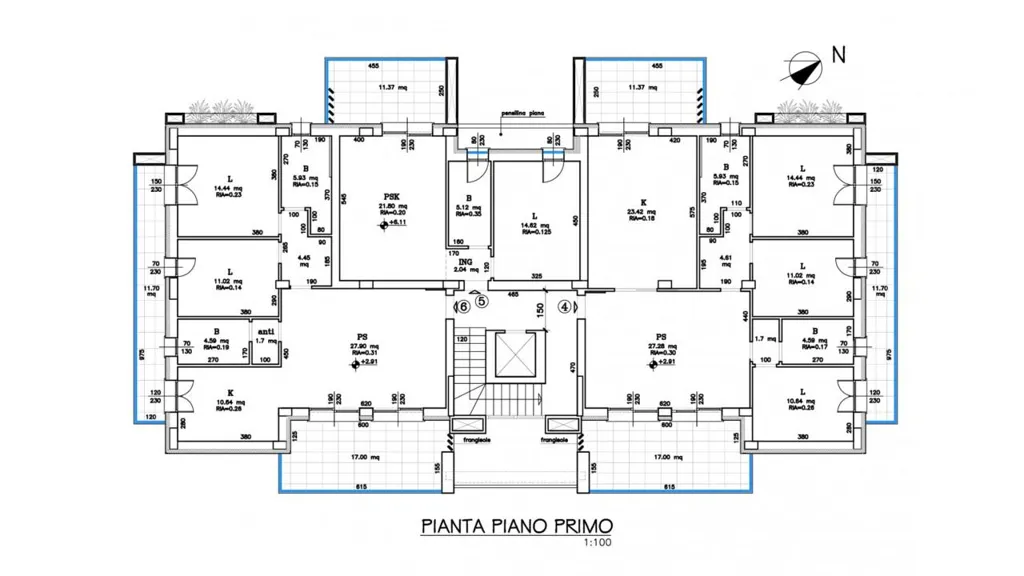 Plaan - Modern Apartment with Terrace in Cesena