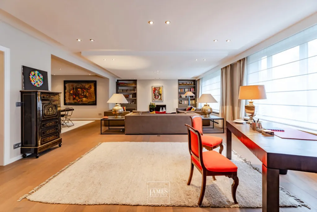 Séjour - Appartement avec Vue sur le Jardin du Roi à Ixelles