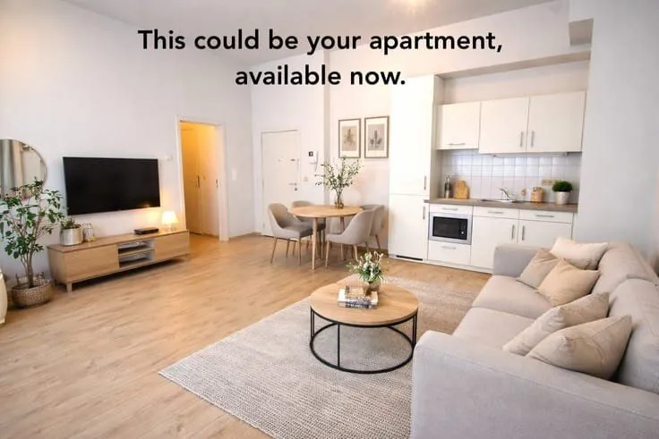 Séjour - Appartement à Bruxelles avec Vue sur le Parc