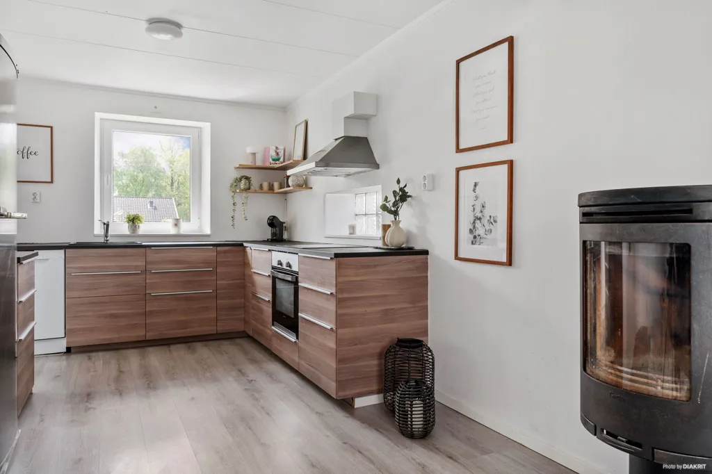 Köök - Renovated Villa with Garden in Skåne