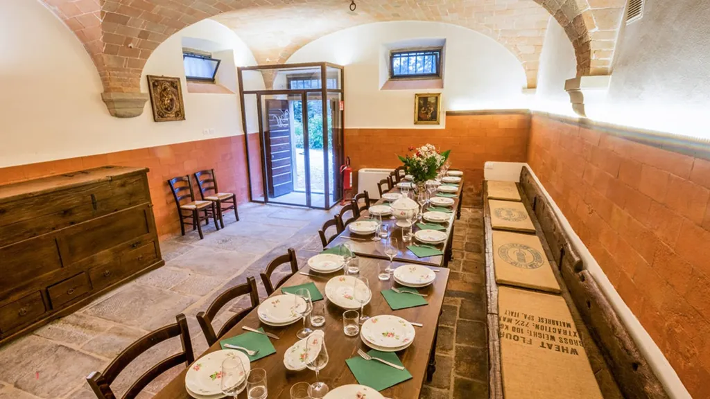 Sala da pranzo - Historic Hamlet with Pool in Anghiari