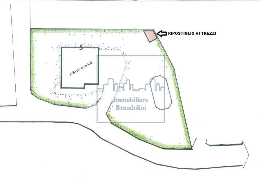 Planimetria - Villa with Lake View in Gavirate