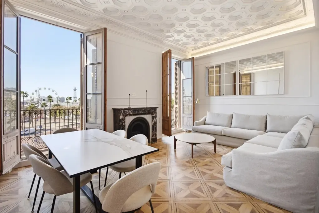 Soggiorno - Luxury Flat with Sea View on Paseo Isabel II, Barcelona