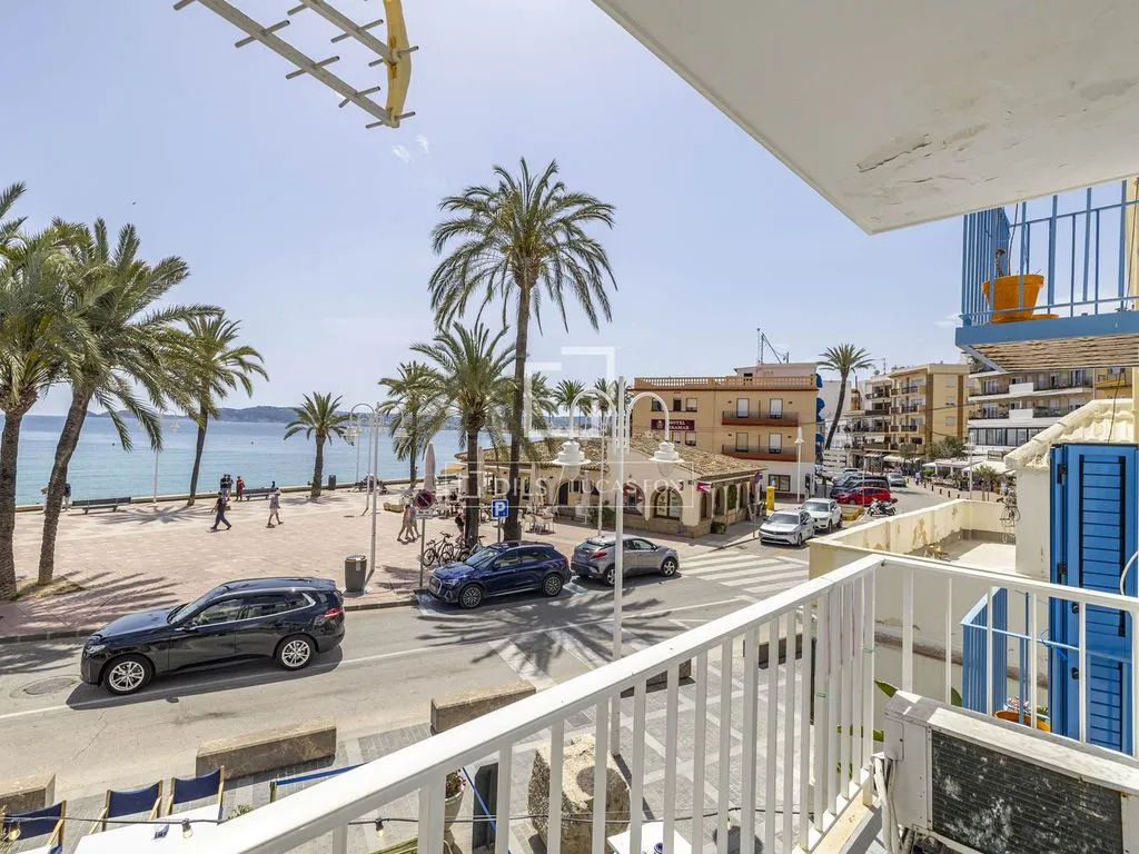 Balcony - 1-Bedroom Flat with Sea View in Javea