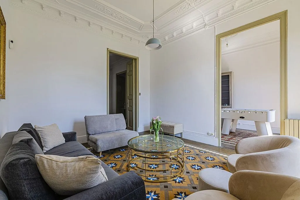 Soggiorno - Luxury Flat with Terrace in Eixample, Barcelona