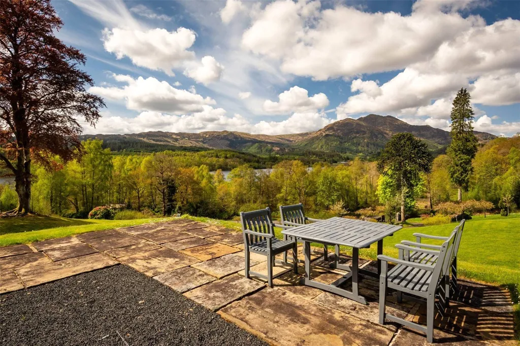 Terrass - Maja asukohas Trossachs