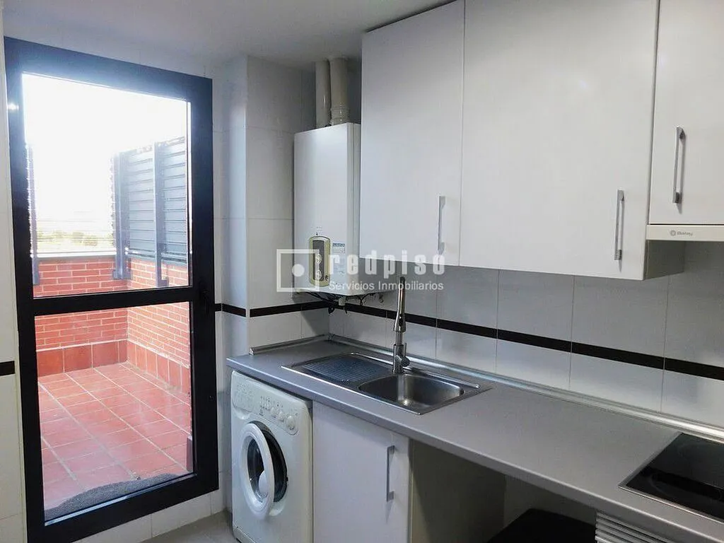 Köök - Apartment with Terrace and Pool in Butarque