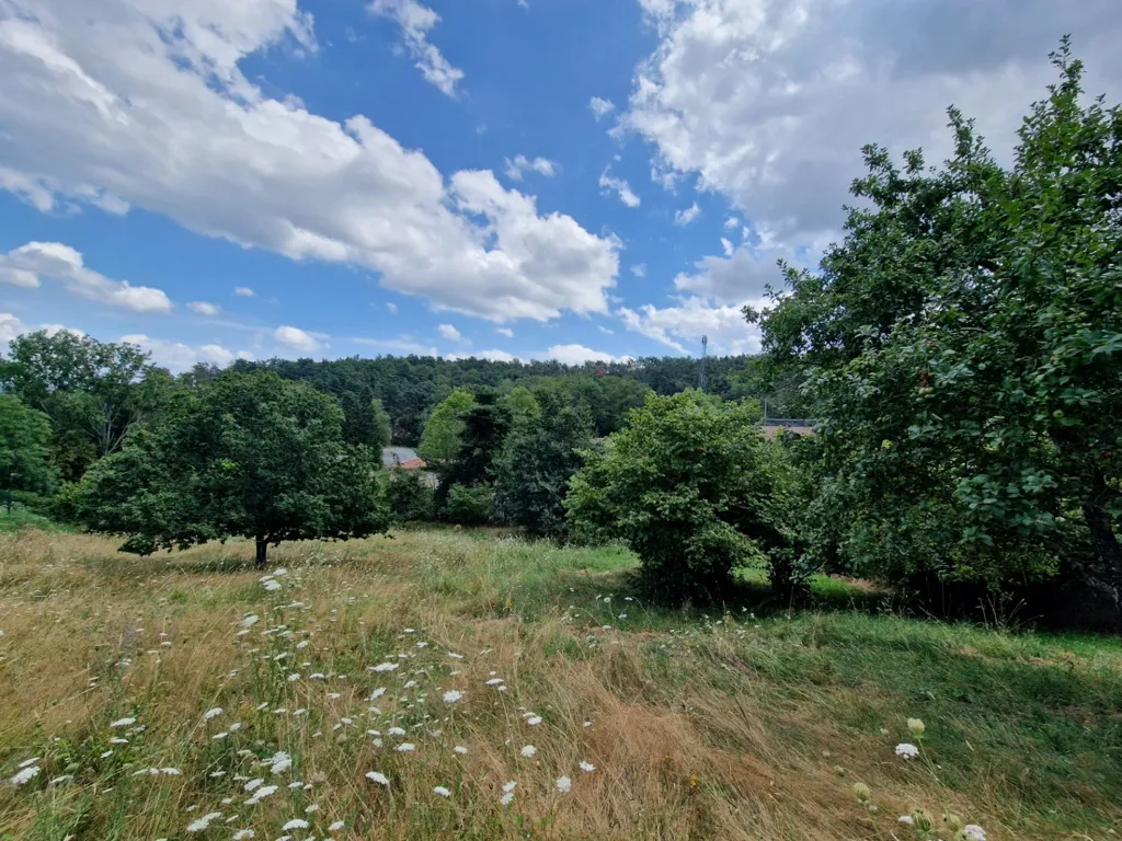 Jardin - Terrain Viabilisé avec Permis de Construire à Marcoux