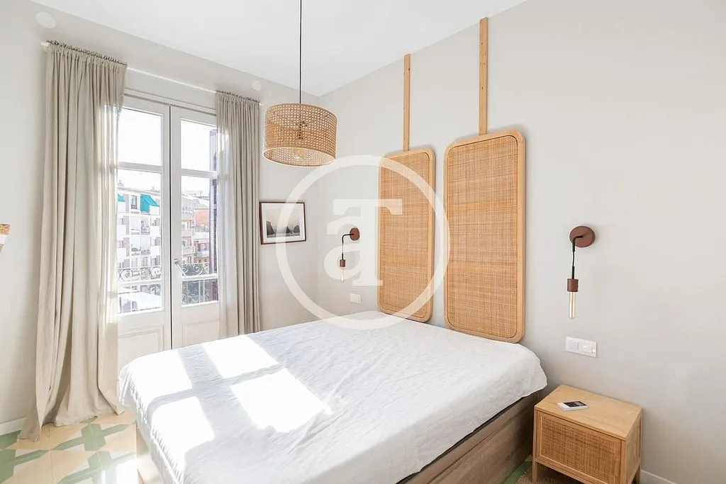 Chambres - Furnished Flat with Balcony in La Nova Esquerra de l'Eixample