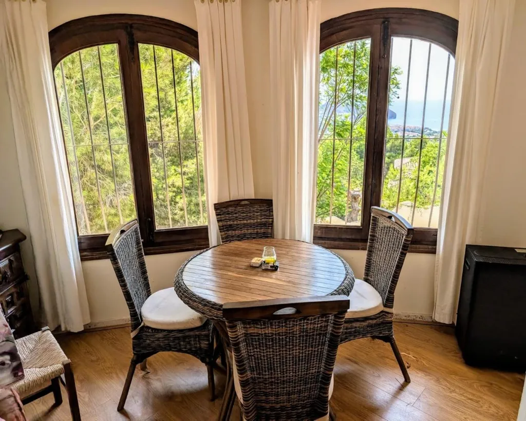 Dining Room - Traditional Villa with Sea View in Benimeit, Moraira