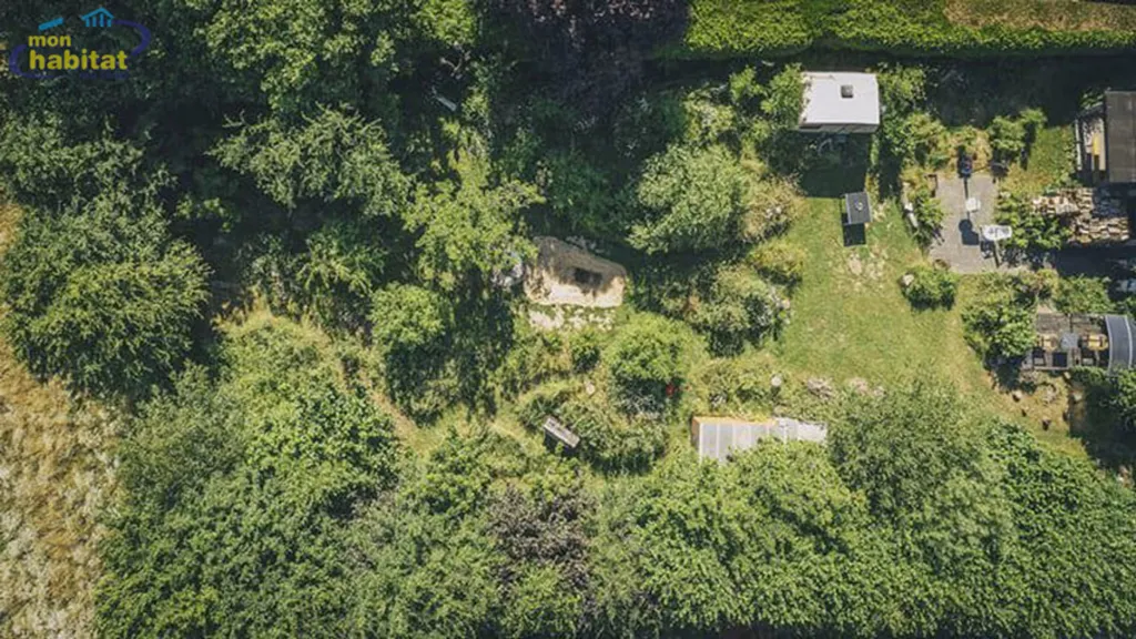 Vue aérienne - Maison 4 Façades avec Jardin à Thuin