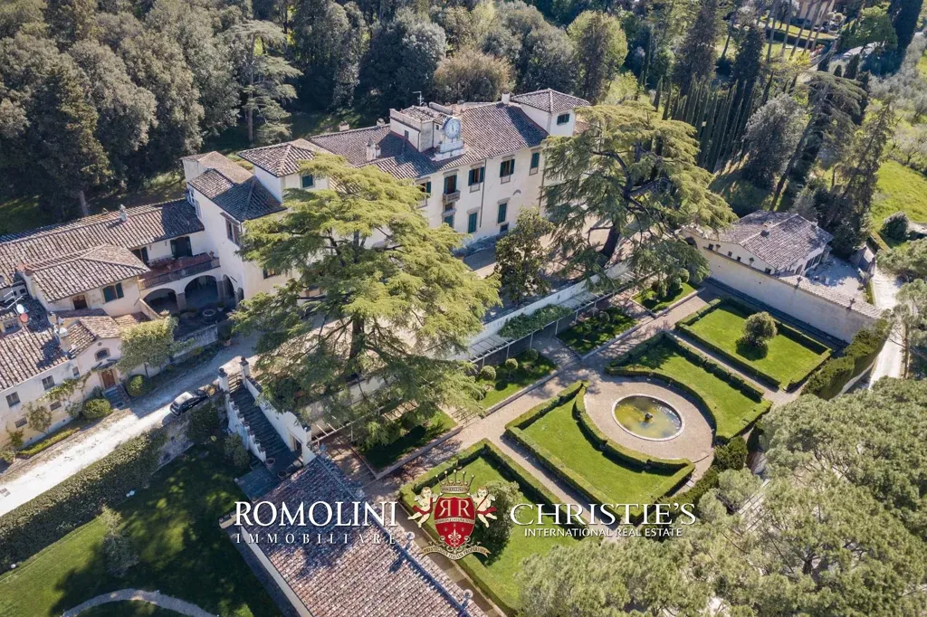 Vue aérienne - Historic Villa with Panoramic Views near Florence