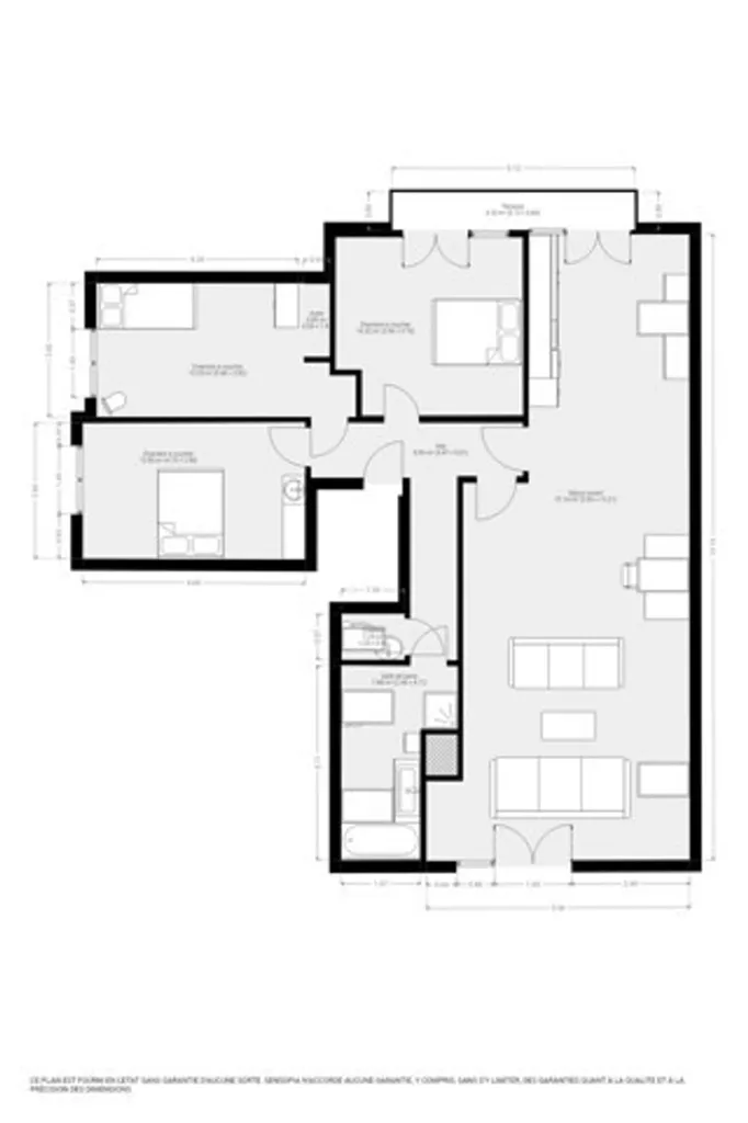 Plaan - Charming 1st Floor Apartment with Balcony