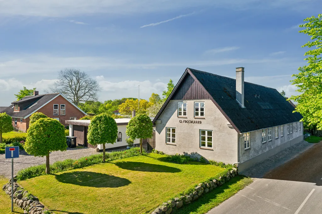 Vue aérienne - Villa with Garden in Mellerup, Randers
