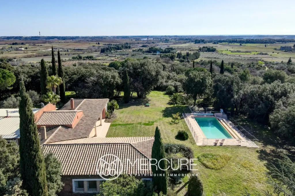 Vista aerea - Prestigious Villa with Sea View near Montpellier