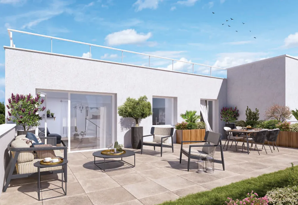 Terrass - 3-Bedroom Apartment with Parking in Chartres