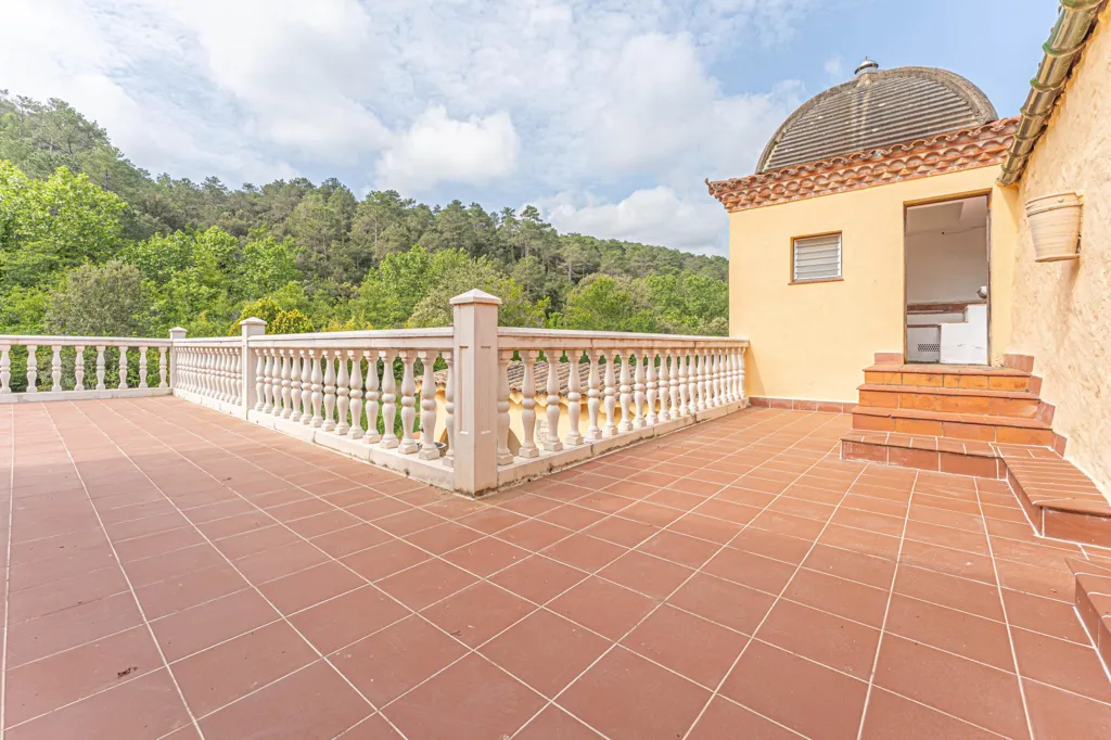 Terrasse - Rustic Masia with Pool in Cabanelles