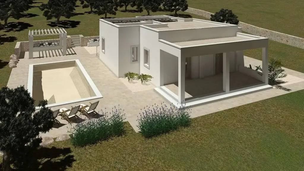 Unfinished Villa with Pool in Ostuni