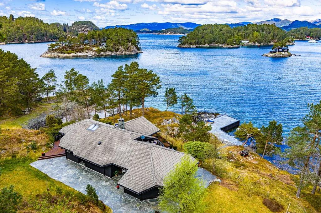Vue aérienne - Holiday Cottage with Marina Spots in Forstrøno
