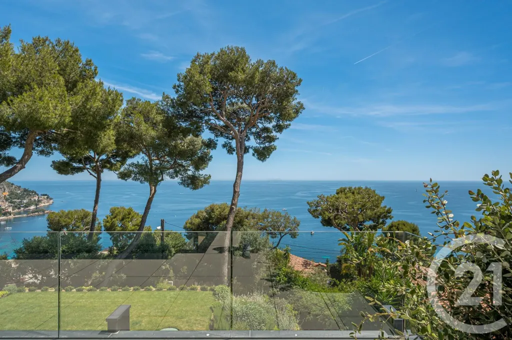 Terrasse - Villa Contemporaine avec Vue Mer à Èze
