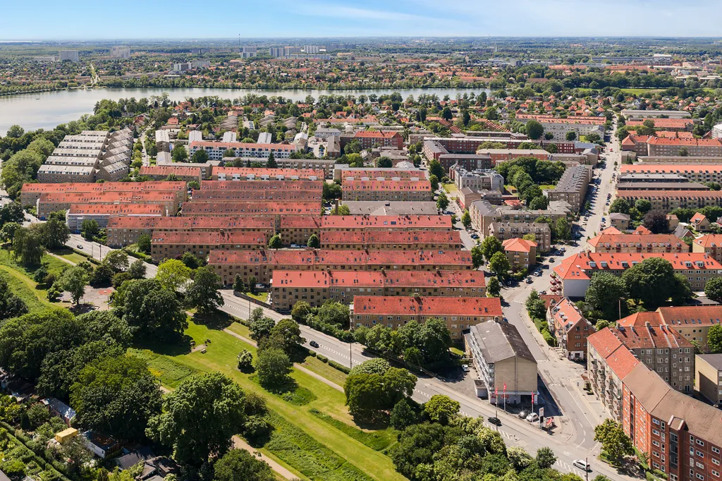 Vue aérienne - 2-Bed Apartment with Terrace in Vanløse